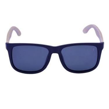 Imagem de Óculos De Sol Esportivo Justin Acetato Haste Madeira Polarizado Mackage - Fiji-Masculino