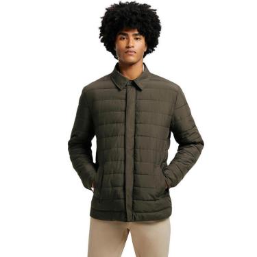 Imagem de Jaqueta Puffer Masculina Hering Sem Capuz Verde-Masculino