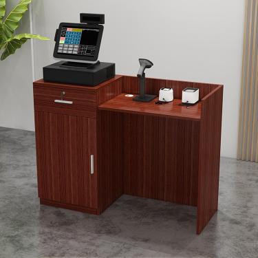 Imagem de Balcão de recepção com balcão, balcão de recepção, balcão de checkout de varejo, para salão de beleza, lobby, escritório, c