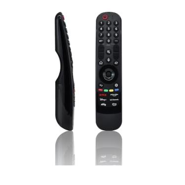 Imagem de JISOWA Controle remoto universal Voice Magic para LG A2 B2 C2 G2 Z2 B3 C3 G3 M3 PUA QNED80 QNED85 NANO80 AQA UQ8000 AUB QNED75A UR8000 Series Smart TV MR20GA MR22GN MR23GA AKA B7604 Substituição 3102