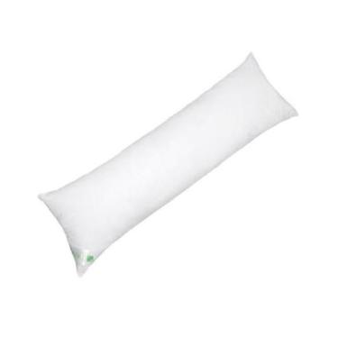 Imagem de Travesseiro De Corpo Abraço 50cm X 150cm Branco Lavive