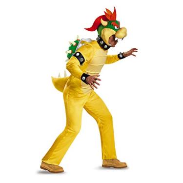 Imagem de Disguise Fantasia masculina Bowser Deluxe para adultos, Multi, GG