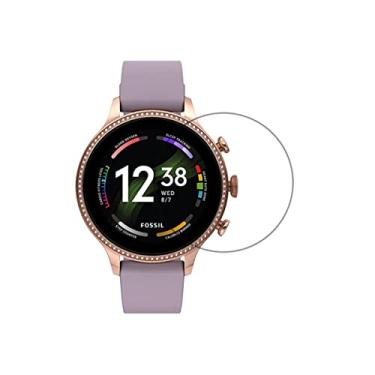 Imagem de UPONEW Protetor de tela de vidro temperado Fossil Gen 6 42 mm - [Pacote com 2] Protetor de tela de vidro temperado Frontier Protector para Fossil Gen 6 42 mm