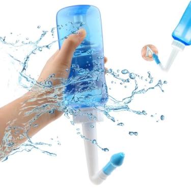 Imagem de Higienizador Nasal Lavador 300ml Alívio para Sinusite Rinite e Alergias Uso Adulto e Infantil Limpeza Profunda Sem Inclinar a Cabeça