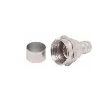Imagem de Conector Rg 59 F Com Anel 100 Pçs - Capte