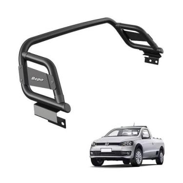 Imagem de Santo Antônio Saveiro G5 G6 G7 Cabine Simples Slim Preto - Bepo