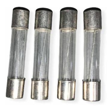 Imagem de Kit Com 50 Fusíveis Fusivel De Vidro 15Ah Amperes Original - Motolab