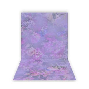 Imagem de Fundo Fotográfico 1,50 X 2,70 - Ensaio Gestante Flores Lilas 103 - Via