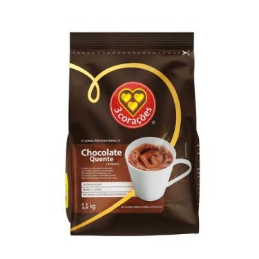 Imagem de Chocolate Quente Em Pó Tres 3 Coracoes Solúvel Vending 1Kg