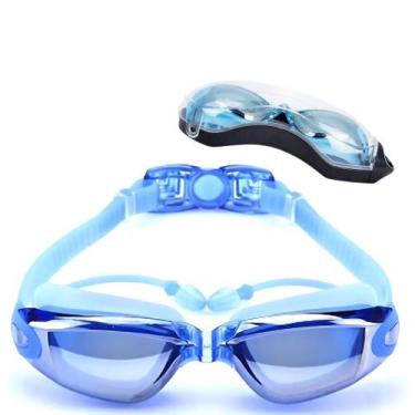Imagem de Kit Óculos Natação Profissional Lentes Transparentes Estojo - Hero Ban