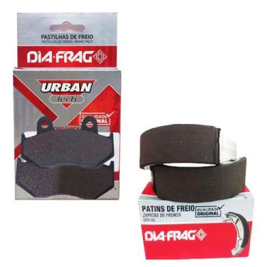 Imagem de Pastilha E Lona Honda Elite 125 2008 A 2014 Diafrag