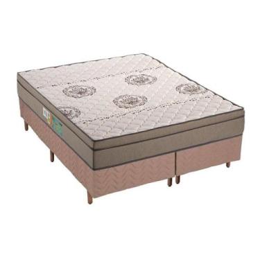 Imagem de Conjunto Colchão Polar D33 Pérola Bege +Cama 158x198 - Colchões Polar