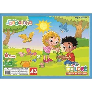 Imagem de Bloco criatividade colore A3 c/ 32 fls 420mmx297mm - Jandaia