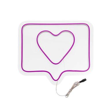 Imagem de Painel Luminoso Letreiro Criativo INSTA - Neon LED Roxo - Trybo