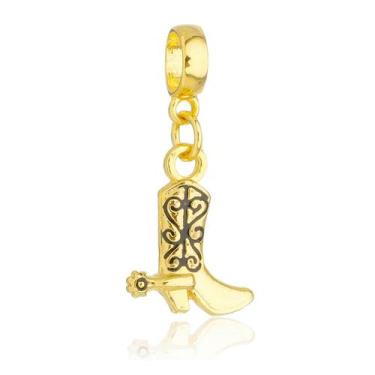 Imagem de Berloque Bota Cowboy Banhado a Ouro 18k - Work Semijoias