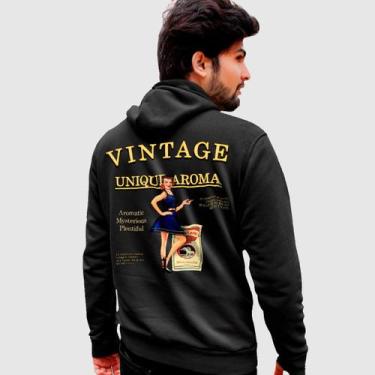 Imagem de Blusa Moletom Genuine Grit Masculina Estampada Algodão 30.1 Vintage, P