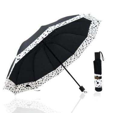 Imagem de Guarda Chuva Grande Manual Reforçado Contra Vento Cabe Na Bolsa  1023D