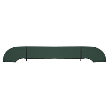 Imagem de X AUTOHAUX Moldura quadrada Bimini Top Storage Boot Cover com 2 tiras fixas Barco Bimini bolsa de armazenamento resistente ao sol 231.1 cm-243.8 cm W para 3 Bow 4 Bow Hunter Green 1 conjunto