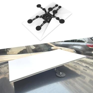 Imagem de SEMTION Suporte de carro Starlink Gen 3 com ímãs para antena V3 no teto superior de trailers, carros, barcos, iates
