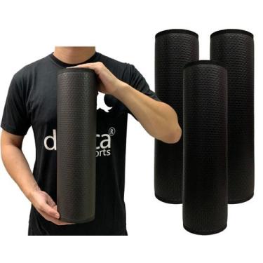 Imagem de Kit 3 Rolos Massagem Liberação Miofascial 45x12cm Preto DF1061 Dafoca 