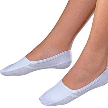 Imagem de Meia Onfit Sapatilha Slim Lisa Unissex G27, Branco, 36-39