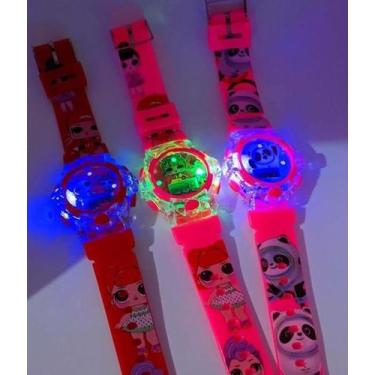 Imagem de Relógio Infantil Digital para Crianças Toca Musica Pisca Luz Led Perso