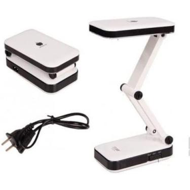 Imagem de Luminária Abajur De Mesa 24 Leds - Dobrável - Recarregavel - BCS