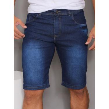 Imagem de Bermuda jeans masculina amaciado pistolada suave - SSJEANS, 44