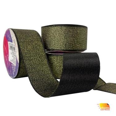Imagem de Fita Cetim Lurex 38mm  Presente  Lembrancinha  Laços - Cinderela Fitas