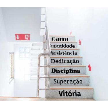Imagem de Adesivo de Frases Motivacionais para Escadas - Colakoala Adesivos