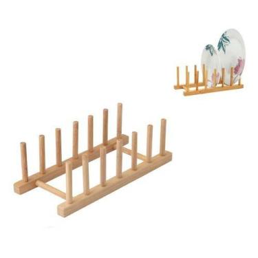 Imagem de Suporte Display Organizador De Pratos Livros Xícaras Copos - Abelhinha