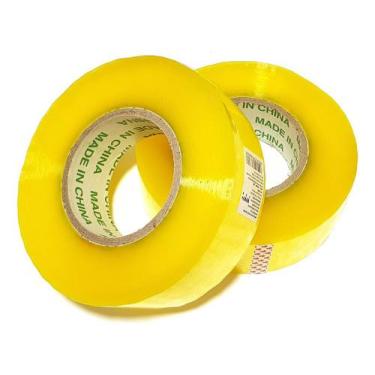 Imagem de 2 Fitas Durex Adesiva Transparente Larga 300m Para Embalagem - NAVY-PR