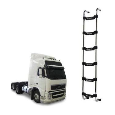 Imagem de Escada Lateral Fh Globetrotter 2021 2022 - 6 Degraus Cromado - Bepo