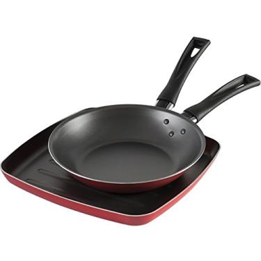 Imagem de Conjunto Gril 24 cm e Frigideira 18 cm, Garlic, Vermelho, Brinox