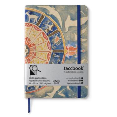 Imagem de Caderno Quadriculado taccbook Signos do zodíaco 14x21 Flex