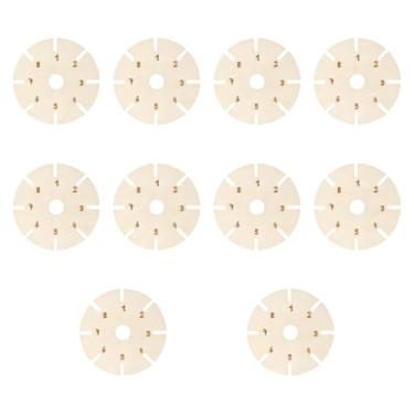 Imagem de rockible Disco de trança pulseira disco pulseira trança artesanato portátil diâmetro de madeira 8cm disco entrançado miçangas disco disco kumihimo disco