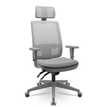 Imagem de Cadeira de Escritório Presidente Brizza Braço 3D Backplax NR17 Base Pi