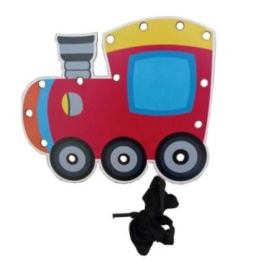 Imagem de Alinhavo Infantil Trem Brinquedo Educativo E Pedagógico - Tralalá