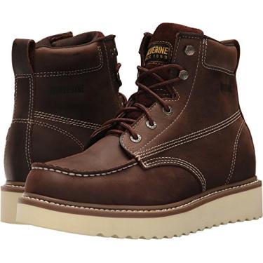 Imagem de Wolverine Bota de trabalho masculina com bico macio de 15 cm, marrom, 43