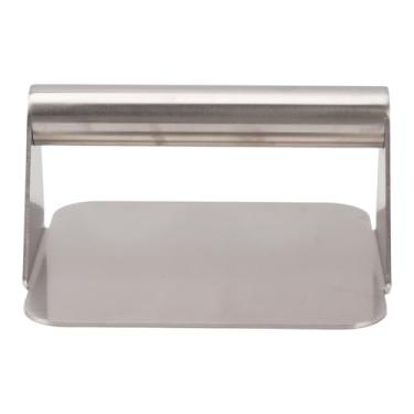 Imagem de Imprensa de Grelha, Prensa de Hambúrguer de Aço Inoxidável Durável Evita Vara Multiuso Fácil Limpeza Ajustável para Hambúrgueres de Carne para Legumes (14,3x14x7,5cm /