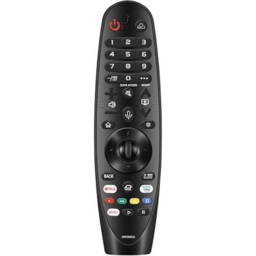 Imagem de AKB75855501 AN-MR20GA Controle remoto de substituição para LG TV de 2019-2023 Voice Magic Remote para LG Smart TV NANO80 NANO81 NANO86 NANO90 NANO91 NANO95 NANO97 NANO99 com voz e ponteiro Função ter