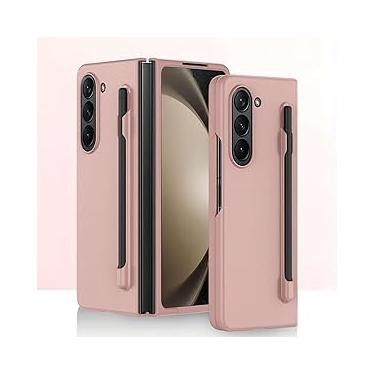 Imagem de HOULEE Capa para Samsung Galaxy Z Fold 6 com S Pen Skin Friendly Z Fold 6 Capa de telefone com suporte para caneta dobrável à prova de choque capa protetora completa PC sem fio para Galaxy Z Fold 6 -