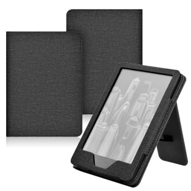 Imagem de GUKSRASO Capa com Suporte para Kindle Oasis 9ª/10ª 2017/2019 - Capa de pu DuráVel com Auto Sleep Wake, Slot para CartãO, Recurso de AlçA de MãO
