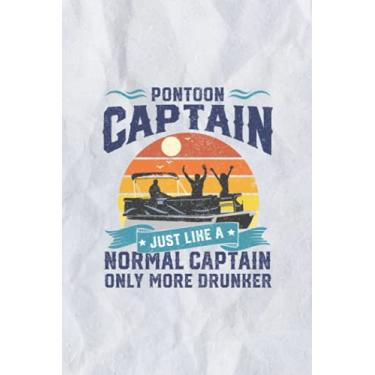 Imagem de Birthday Reminder Notebook - Funny Pontoon Captain Boat Lake Boating Fathers Day Gift