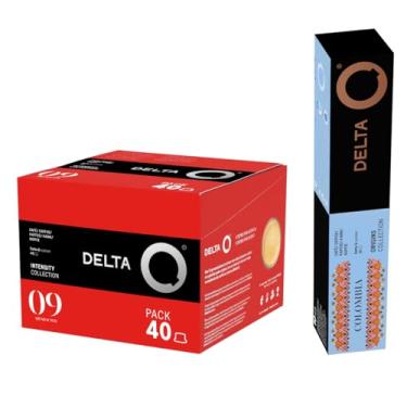 Imagem de Pack 40 Capsulas Cafe Qharacter+10 Colombia Cafeteira DeltaQ