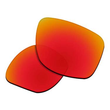 Imagem de Lentes de substituição para Oakley Jupiter Squared OO9135 de 1,8 mm de espessura UV400, Orange Red - Polarized Ar Coated, One Size