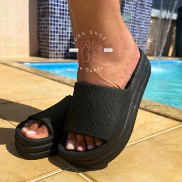 Imagem de Chinelo Plataforma CORES Unissex Nuvem Leve Lançamento Papete  Descont