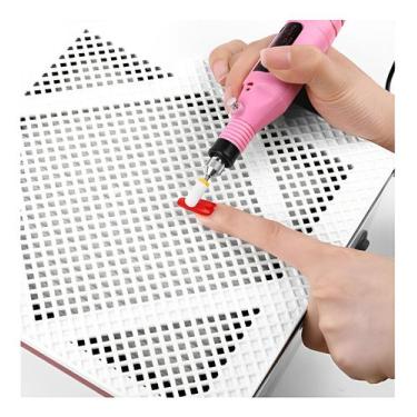 Imagem de Grelha Sugadora aspirador Pó unha Manicure Alongamento Fibra Gel - Vij