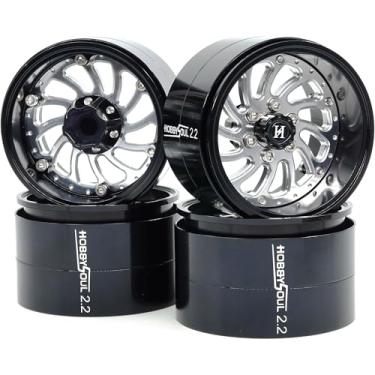 Imagem de HOBBYSOUL 2.2 Beadlock Wheels Adjustable 3 Offset Rims Wide 40mm for RC 1/10 Crawler SCX10 Capra TRX4 Gen8 Everest gen 7 Pro Upgrades, HS701577