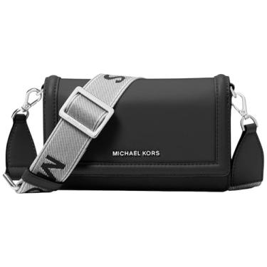 Imagem de Michael Kors Bolsa tiracolo pequena para celular Jet Set, Ferragens prateadas/nylon/preto, One Size